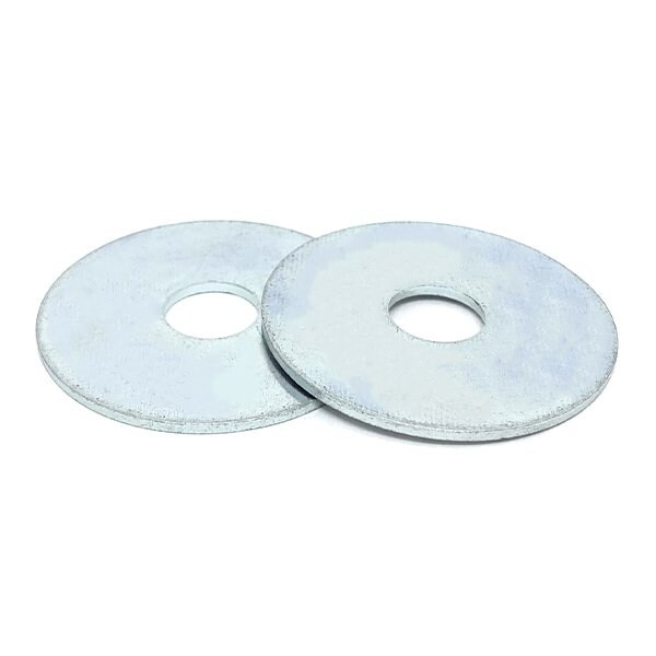 Boltsandnuts.Com 2000 Pieces M4x12x1.0 Grade A Flat Fender Washers Zinc, 2000PK M4X12FW2Z-2000 - main